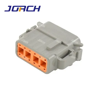 12-контактний водонепроникний автомобільний роз’єм DTM із сірим корпусом для джгута проводів DTM06-12S